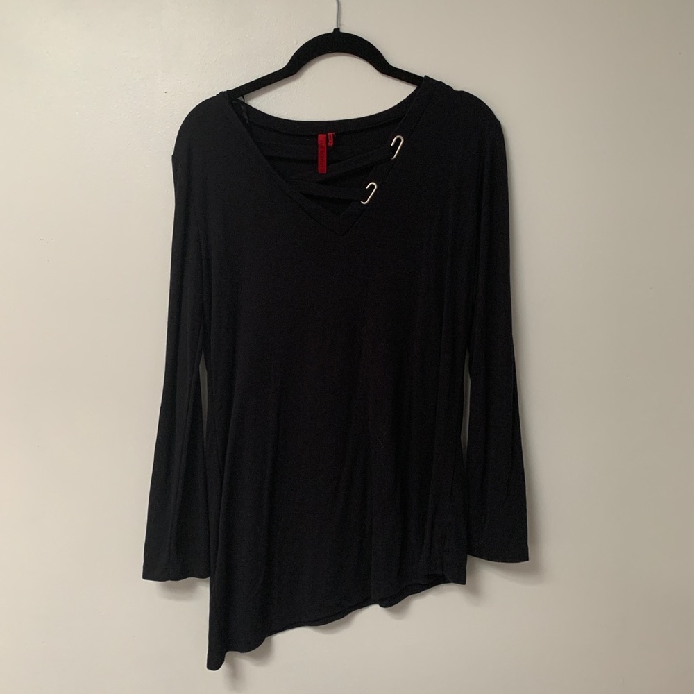 Asymmetrical Long Sleeve Top
